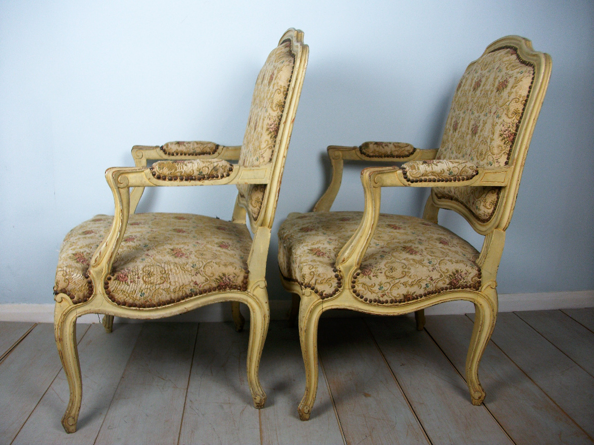 Pair of french fauteuils